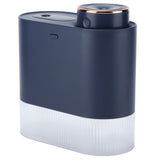 450ml Mini USB Humidifier High Capacity Double Spray Humidifier with Light for Bedroom OfficeBlue