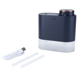 450ml Mini USB Humidifier High Capacity Double Spray Humidifier with Light for Bedroom OfficeBlue