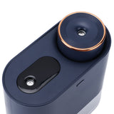 450ml Mini USB Humidifier High Capacity Double Spray Humidifier with Light for Bedroom OfficeBlue