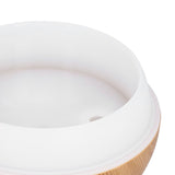 180ml Hollow Humidifier USB Powered Wood Grain Aroma Air Humidifier Night Light Humidifier