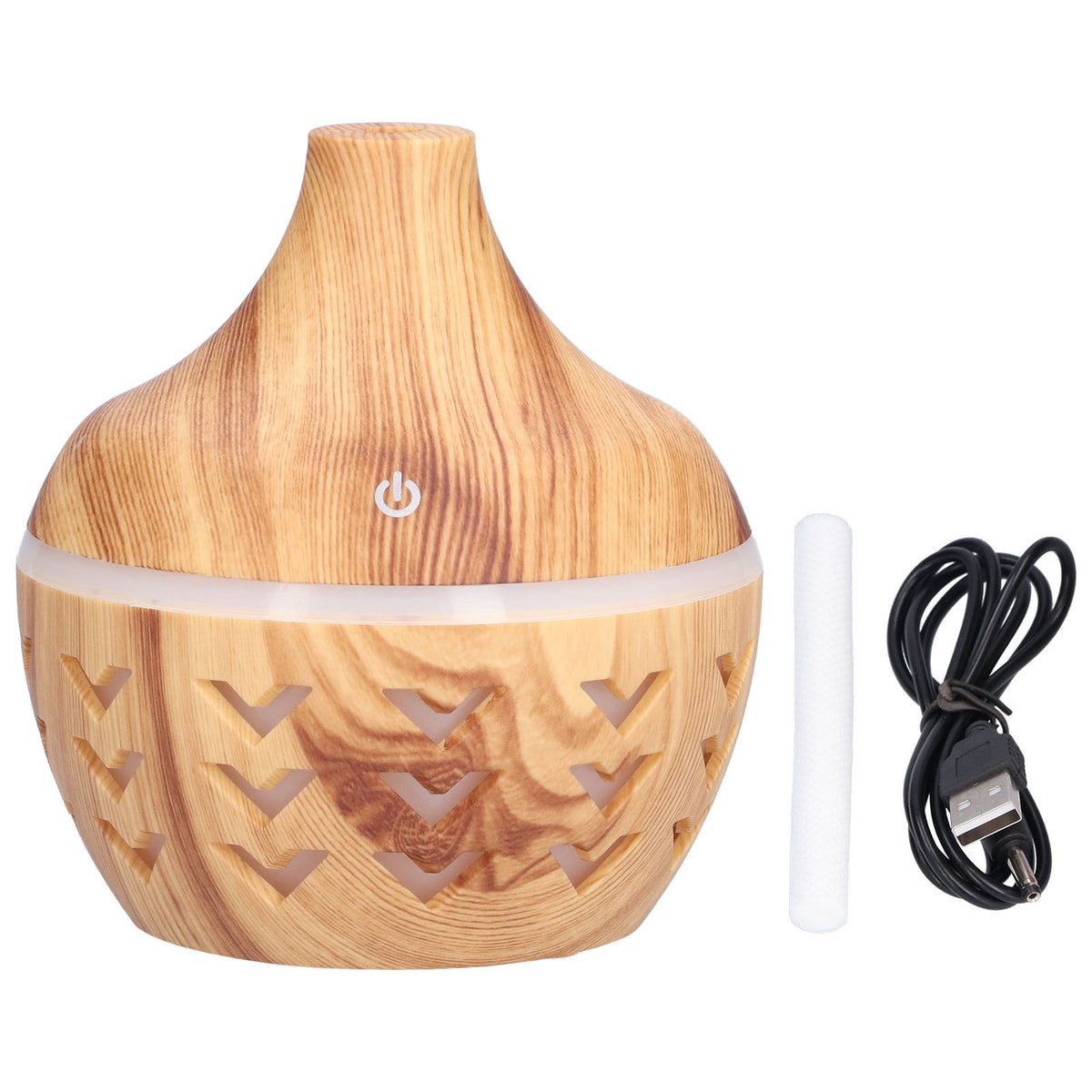 300ml Wood Grain Aroma Diffuser USB Air Purification Aromatherapy Humidifier for Home