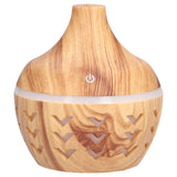 300ml Wood Grain Aroma Diffuser USB Air Purification Aromatherapy Humidifier for Home