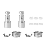 10Set Pressure Cooker Accessories Cover Anti Blocking Cover Bracket Float Valve Gasket Replacement - Front View