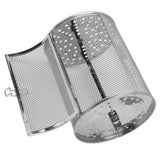 Oven Cage 360 Degree Rotatable Stainless Steel Oven Rack Roast Basket for Baking Nuts BBQ Roaster Tool - Top-Down View