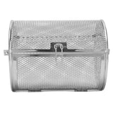 Oven Cage 360 Degree Rotatable Stainless Steel Oven Rack Roast Basket for Baking Nuts BBQ Roaster Tool - Extra Image