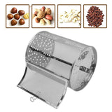 Oven Cage 360 Degree Rotatable Stainless Steel Oven Rack Roast Basket for Baking Nuts BBQ Roaster Tool