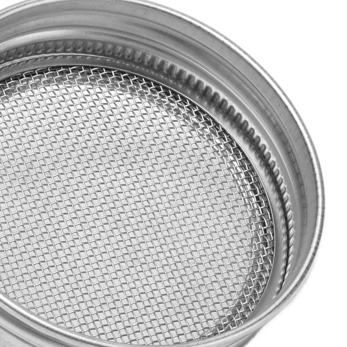 2Pcs Seed Sprouting Jar Filter Lids Stainless Steel Germination Accessory for Regular Mouth Jars70mm / 2.8in