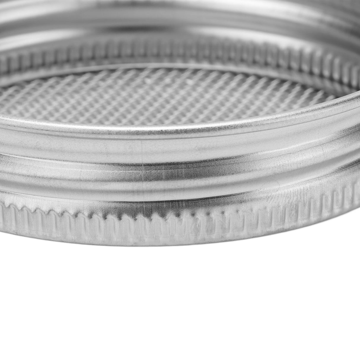 2Pcs Seed Sprouting Jar Filter Lids Stainless Steel Germination Accessory for Regular Mouth Jars86mm / 3.4in