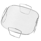 Stainless Steel French Fries Rack Anti Fall Oven Cooling Rack Holder Shelf for Home Kitchen Barbecue