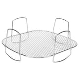 Stainless Steel French Fries Rack Anti Fall Oven Cooling Rack Holder Shelf for Home Kitchen Barbecue - Top-Down View