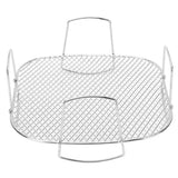 Stainless Steel French Fries Rack Anti Fall Oven Cooling Rack Holder Shelf for Home Kitchen Barbecue - Close-Up Angle