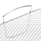 Stainless Steel French Fries Rack Anti Fall Oven Cooling Rack Holder Shelf for Home Kitchen Barbecue
