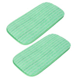 2PCS Mop Pad Microfiber Wet Dry Mop Cloth Reusable Mop Head Accessories for Swiffer WetJet - Low Angle