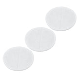 3PCS Mop Cloth Reusable Microfiber Mop Pad Mop Head Accessories for Bissell 2124/2039/2037/2039AWhite