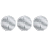 3PCS Mop Cloth Reusable Microfiber Mop Pad Mop Head Accessories for Bissell 2124/2039/2037/2039AGray - Front View