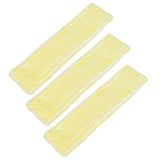 3Pcs Microfiber Window Cleaner Pad Replacement Fit for Karcher WV2 WV5 Window Cleaner - Top-Down View