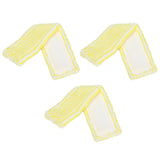 3Pcs Microfiber Window Cleaner Pad Replacement Fit for Karcher WV2 WV5 Window Cleaner - 45-Degree Angle