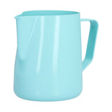 600ml Pointed Mouth Milk Frothing Pitcher Stainless Steel Thickened Milk Frother Cup for HomeBlue - Extra Image