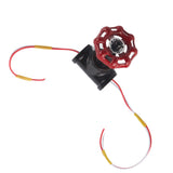 G1/2 Steampunk Style Tee Valve Light Switch with Wires for Industrial Robot Table Lamp Fixture 12V 120V