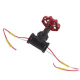 G1/2 Steampunk Style Tee Valve Light Switch with Wires for Industrial Robot Table Lamp Fixture 12V 120V