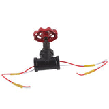 G1/2 Steampunk Style Tee Valve Light Switch with Wires for Industrial Robot Table Lamp Fixture 12V 120V