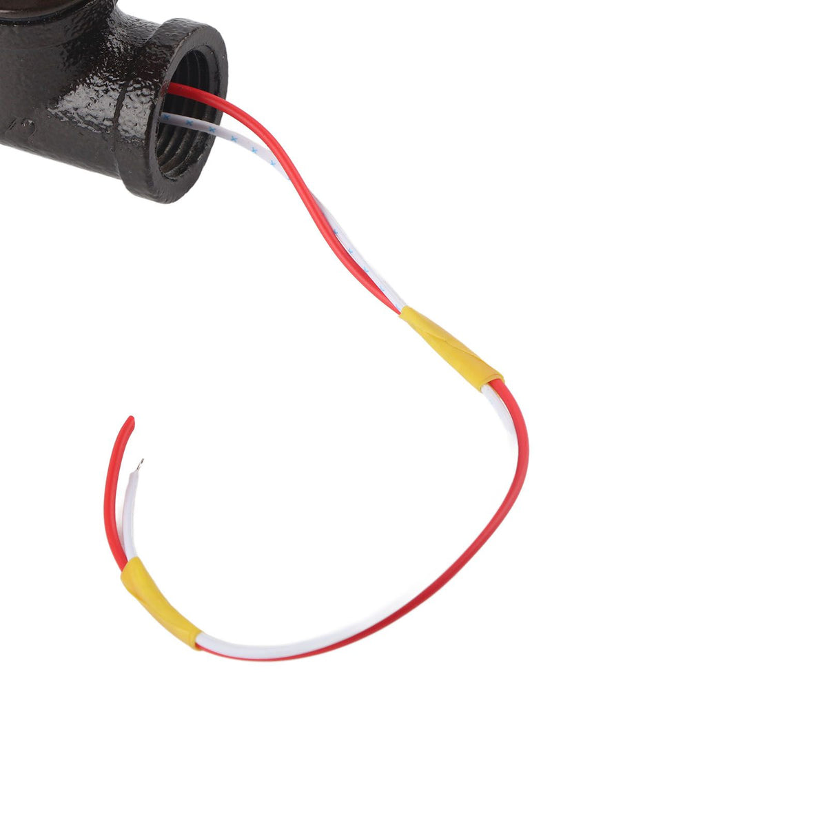 G1/2 Steampunk Style Tee Valve Light Switch with Wires for Industrial Robot Table Lamp Fixture 12V 120V