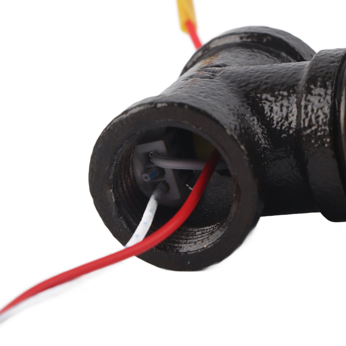 G1/2 Steampunk Style Tee Valve Light Switch with Wires for Industrial Robot Table Lamp Fixture 12V 120V