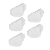 5PCS Cleaning Mop Cloth White Microfiber Mop Pad Mop Head Accessories for Shark XT3010 S3111 S1001 S3101 SP100K
