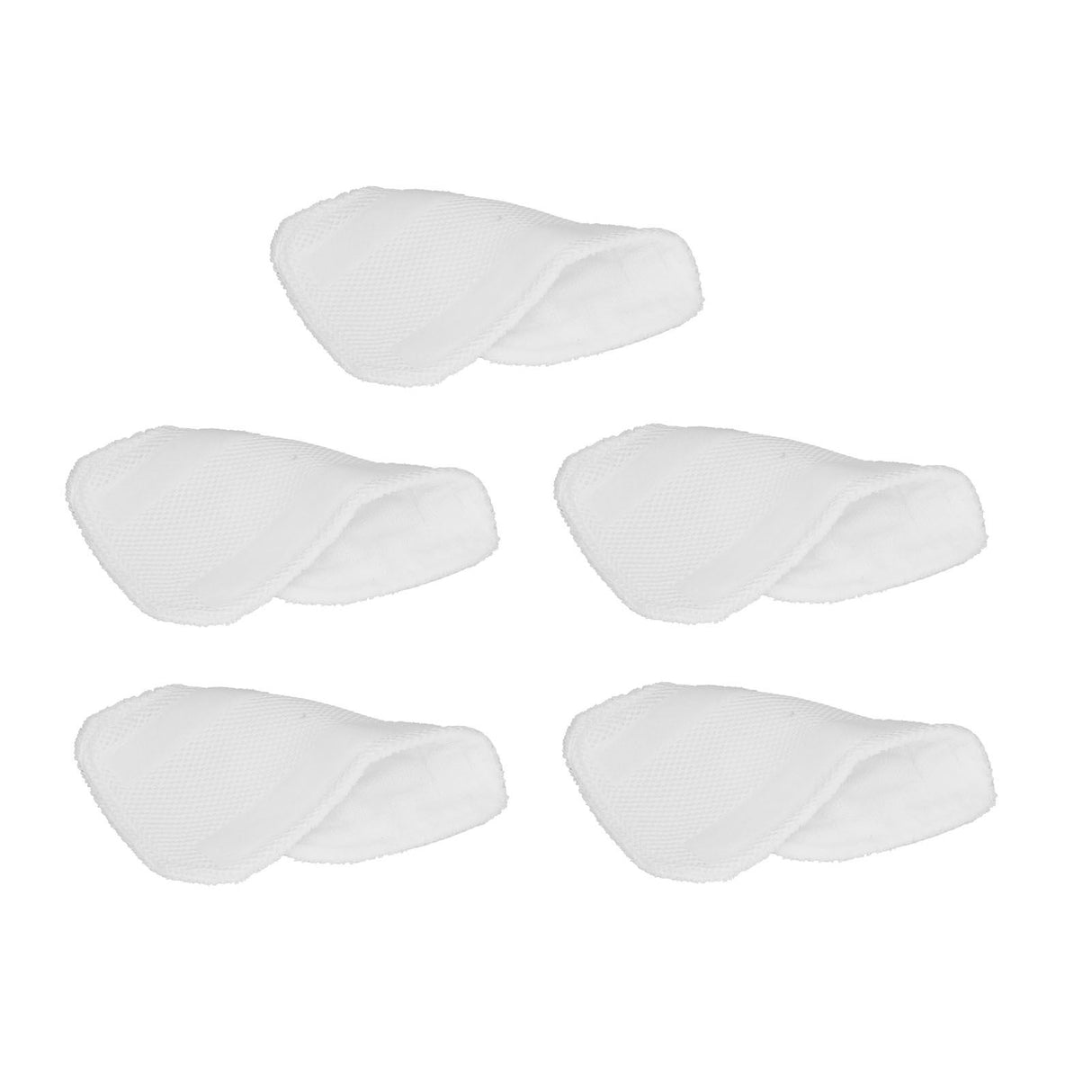 5PCS Cleaning Mop Cloth White Microfiber Mop Pad Mop Head Accessories for Shark XT3010 S3111 S1001 S3101 SP100K