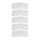 5Pcs Microfiber Mop Replacement Pad Fit for Shark SK140 SK115 SK410 SK435 SK460 SS460WM - Top-Down View