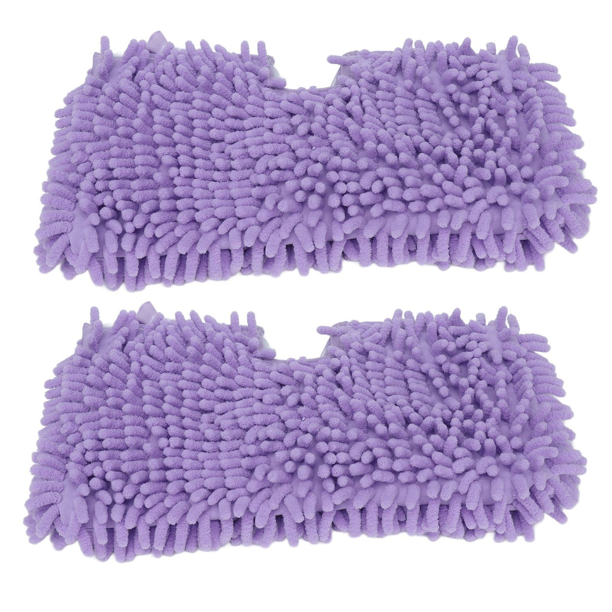 2PCS Mop Replacement Pads Soft Microfiber Mop Cloth Accessory Fit for Shark S3601 S3501 Purple