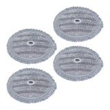 4PCS Fiber Mopping Pads High Strength Mop Cleaning Cloth Replacement Accessory Fit for LG Mops - Rear View