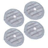 4PCS Fiber Mopping Pads High Strength Mop Cleaning Cloth Replacement Accessory Fit for LG Mops - Extra Image