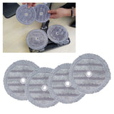 4PCS Fiber Mopping Pads High Strength Mop Cleaning Cloth Replacement Accessory Fit for LG Mops