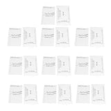 10Set Fiber Filter Screen Kit Vacuum Cleaner Accessories Fit for Miele FJM GN Series White - Front View