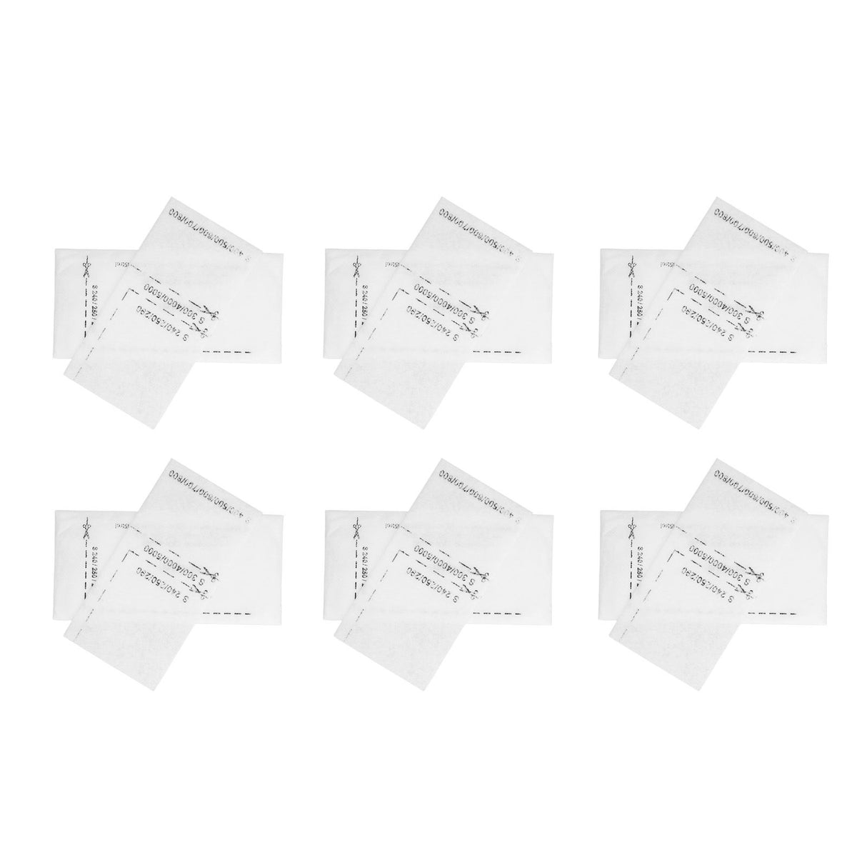 10Set Fiber Filter Screen Kit Vacuum Cleaner Accessories Fit for Miele FJM GN Series White