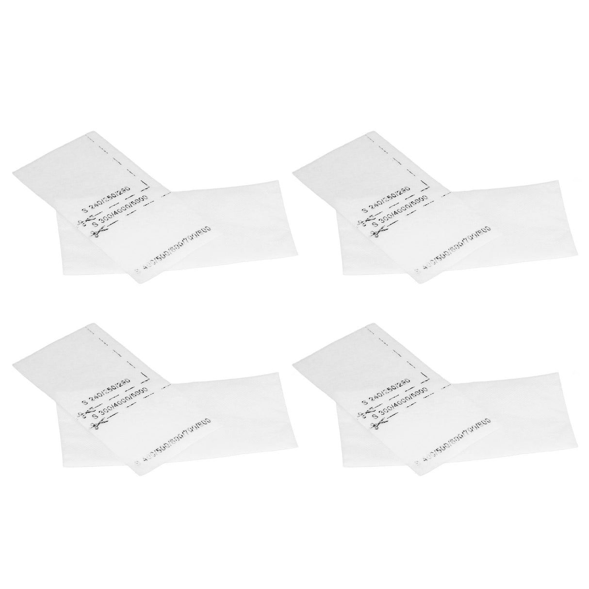 10Set Fiber Filter Screen Kit Vacuum Cleaner Accessories Fit for Miele FJM GN Series White