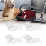 10Set Fiber Filter Screen Kit Vacuum Cleaner Accessories Fit for Miele FJM GN Series White