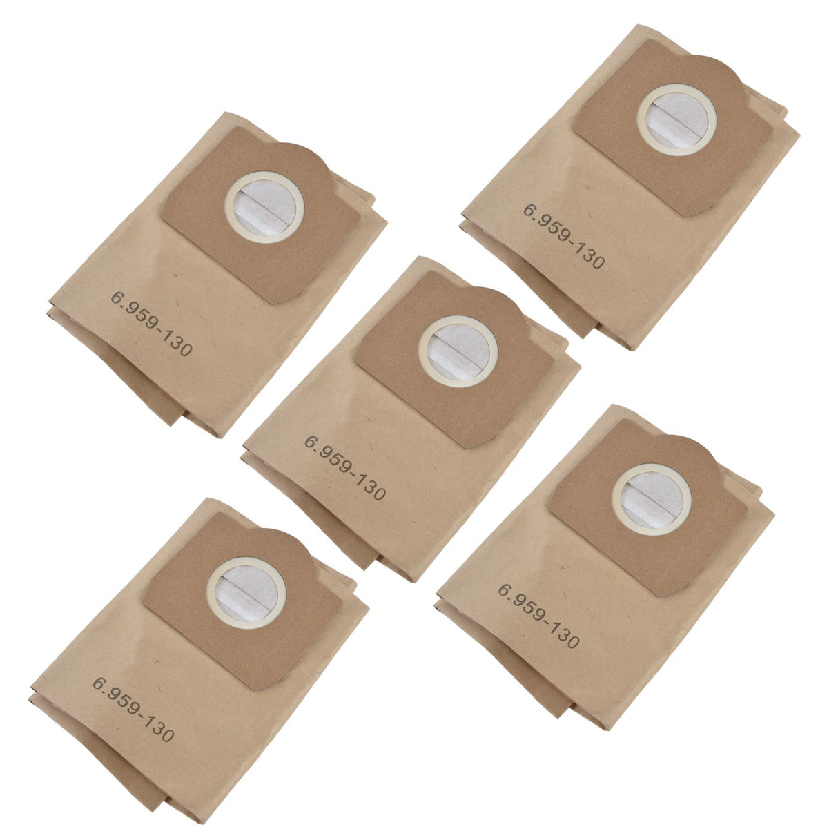 5Pcs Vacuum Cleaner Dust Bag Vacuum Cleaner Accessory Fit for Karcher 6.959‑130.0 WD3200 WD3300 WD3500