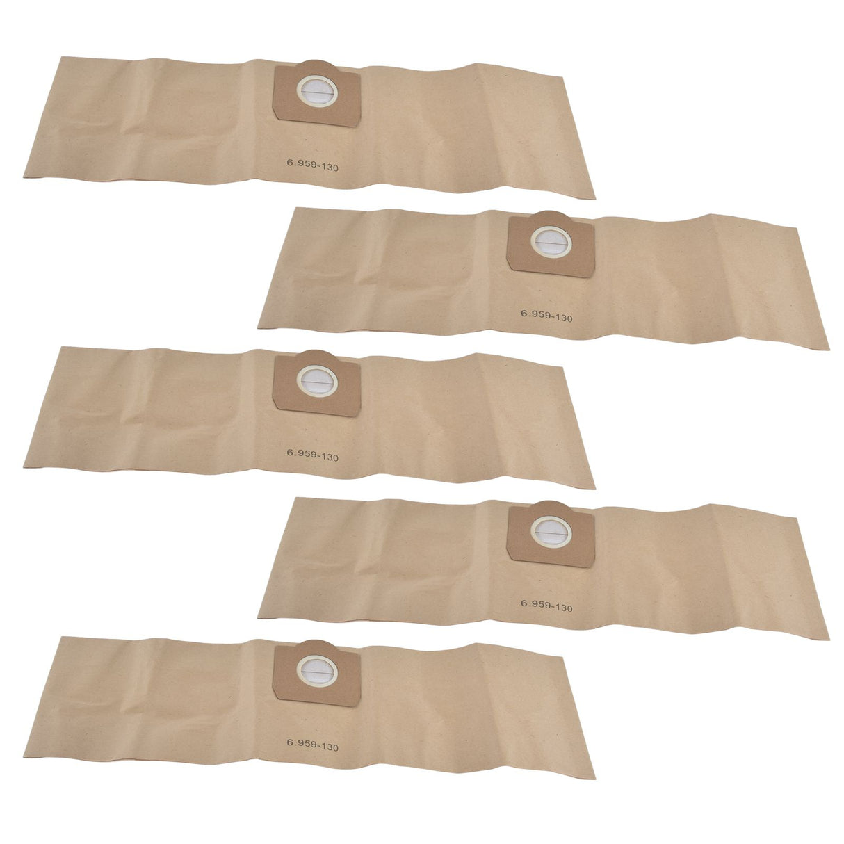5Pcs Vacuum Cleaner Dust Bag Vacuum Cleaner Accessory Fit for Karcher 6.959‑130.0 WD3200 WD3300 WD3500