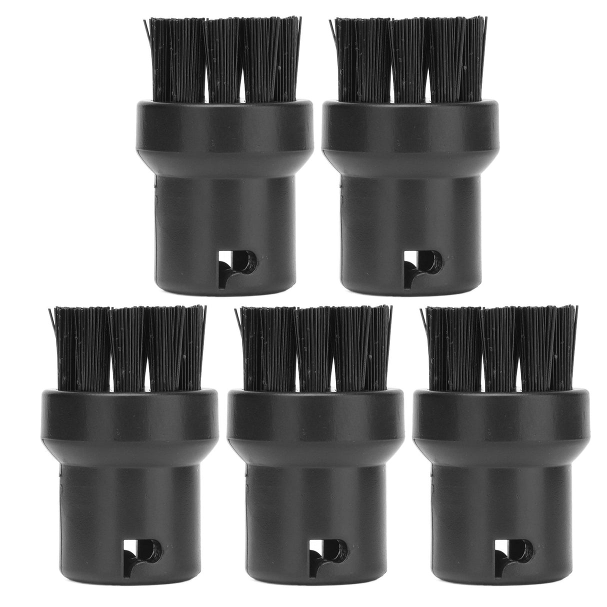 5PCS Steam Engine Brush Black Steamer Cleaning Brush Replacement Brush for Karcher SC1 SC2 SC3 SC4 SC5