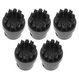 5PCS Steam Engine Brush Black Steamer Cleaning Brush Replacement Brush for Karcher SC1 SC2 SC3 SC4 SC5
