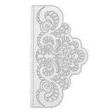 Lace Shape Cutting Dies Carbon Steel DIY Hollow Die Cutting Stencils for DIY Card Scrapbooking - Side View