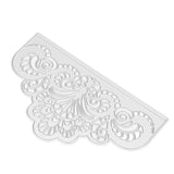 Lace Shape Cutting Dies Carbon Steel DIY Hollow Die Cutting Stencils for DIY Card Scrapbooking - Close-Up Angle