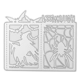 DIY Embossing Cutting Die Halloween Witch Lantern Pattern Cutting Mold for Scrapbook Paper Crafts Invitation