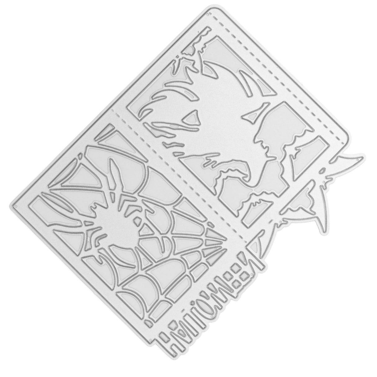 DIY Embossing Cutting Die Halloween Witch Lantern Pattern Cutting Mold for Scrapbook Paper Crafts Invitation
