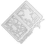 DIY Embossing Cutting Die Halloween Witch Lantern Pattern Cutting Mold for Scrapbook Paper Crafts Invitation