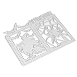 DIY Embossing Cutting Die Halloween Witch Lantern Pattern Cutting Mold for Scrapbook Paper Crafts Invitation