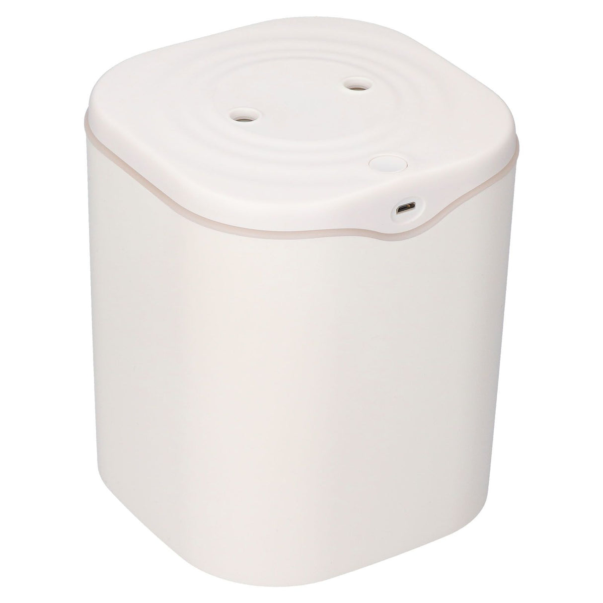 Double Spray Air Humidifier 2L Mini Silent Aroma Diffuser USB Powered for Home Bedroom Office White