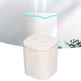 Double Spray Air Humidifier 2L Mini Silent Aroma Diffuser USB Powered for Home Bedroom Office White